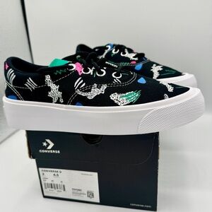 NWT Converse Skid Grip CVO Sneakers Unisex Archive Print - Black Geometric 80’s